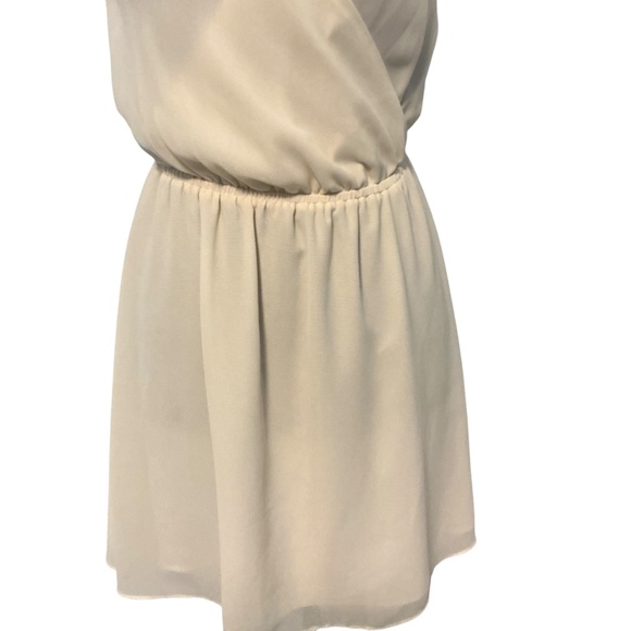 Guess Women's Ivory Ruffle Cap Sleeve Babydoll Party Dress Holiday Dress XS - Picture 11 of 11